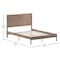 Flash Furniture LT Brown Queen Wooden Platform Bed with Headboard MG-09004QB-Q-OAK-GG - alternate 10